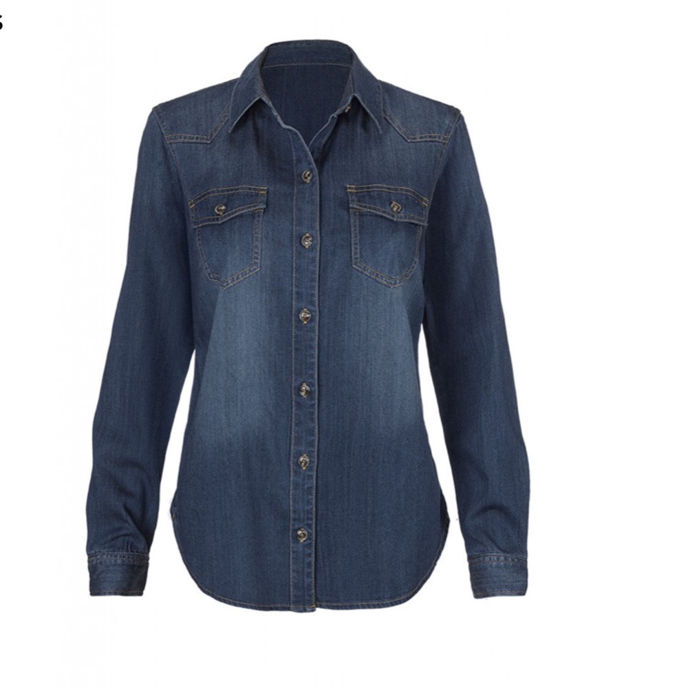 Cabi Rebel Shirt Denim NWT
